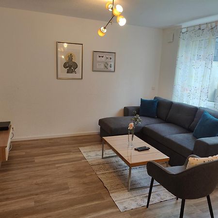 Moderne Neubau Ferienwohnung Wiesbaden Buitenkant foto