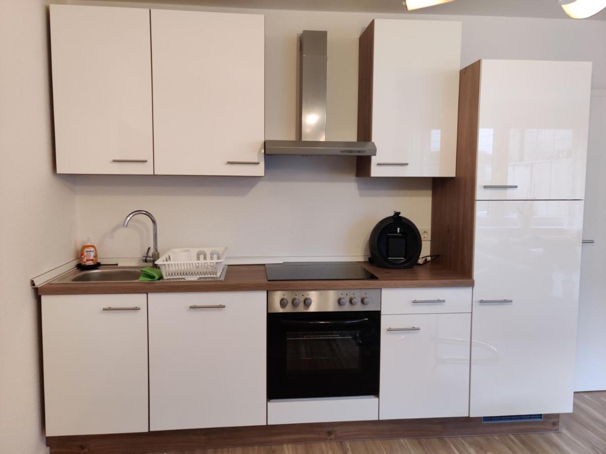 Moderne Neubau Ferienwohnung Wiesbaden Buitenkant foto